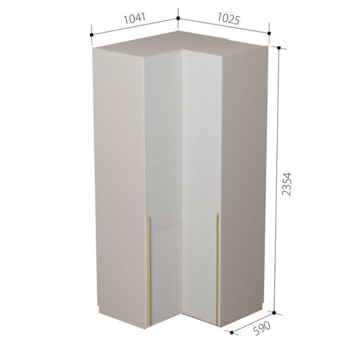 Шкаф угловой «Тефия» Г-образный